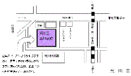 荒川区医師会館の地図