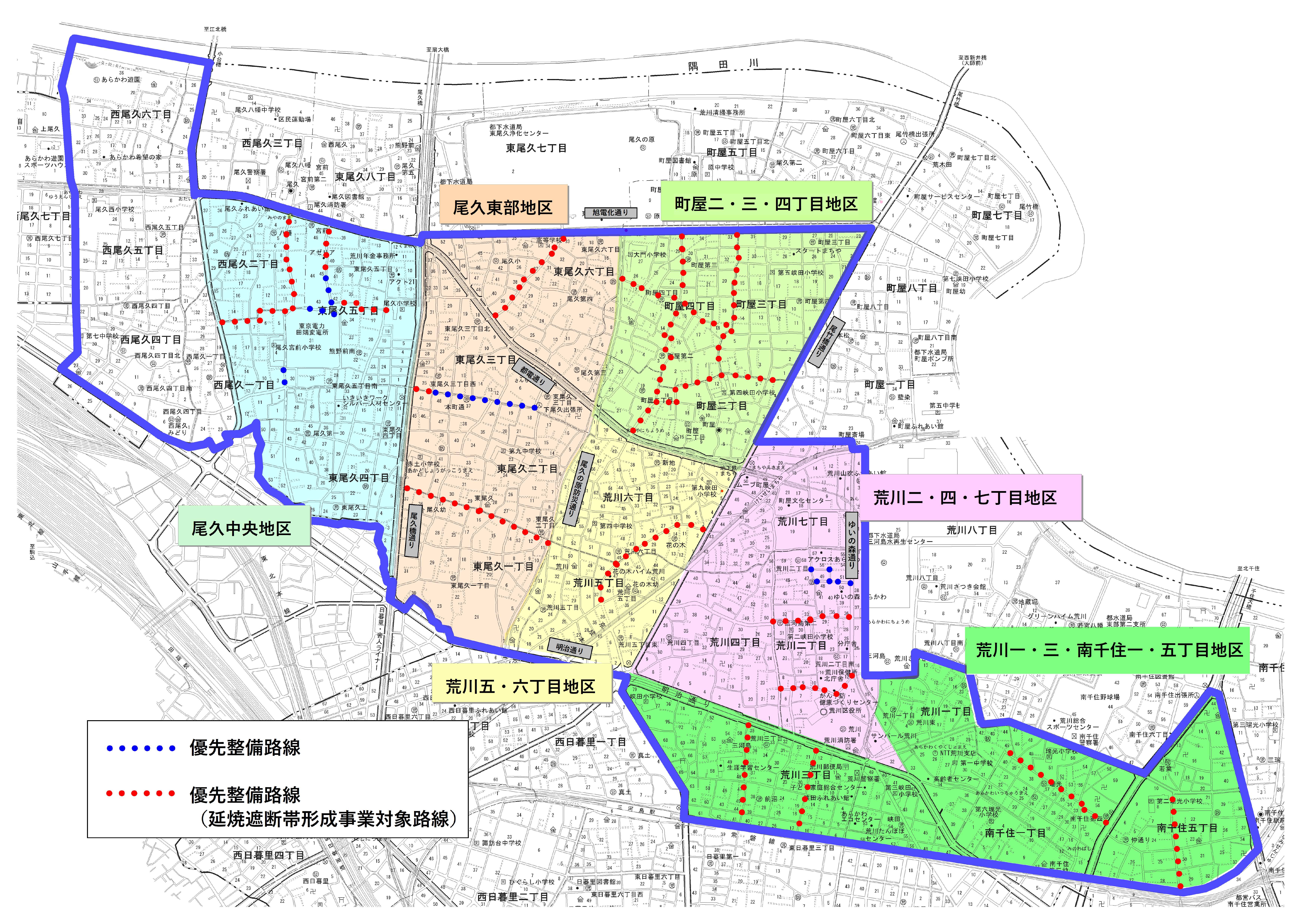対象路線図