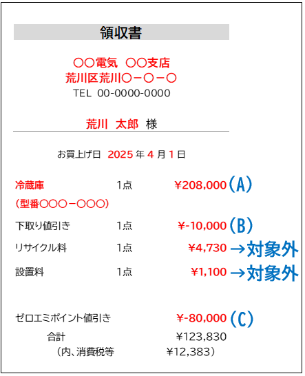 領収書イメージ