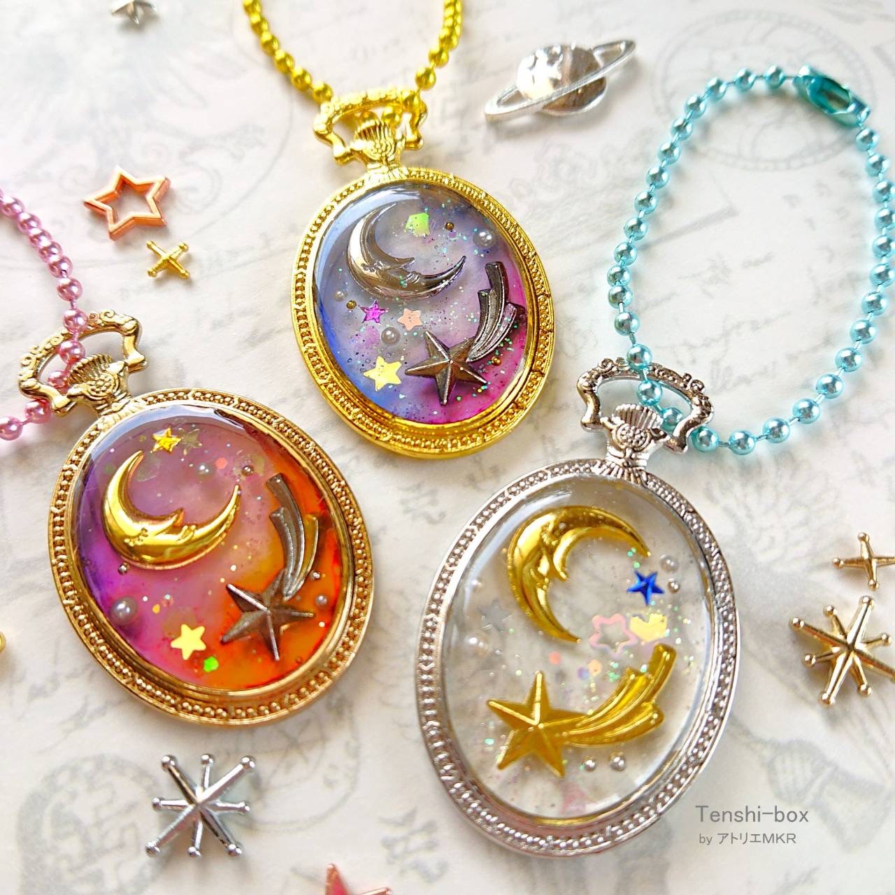 Tenshibox（三日月と流れ星のアクセサリー製作体験）